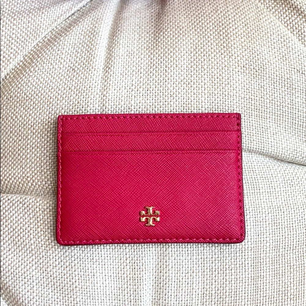 Pink Tory Burch card Holder. Perfect condition